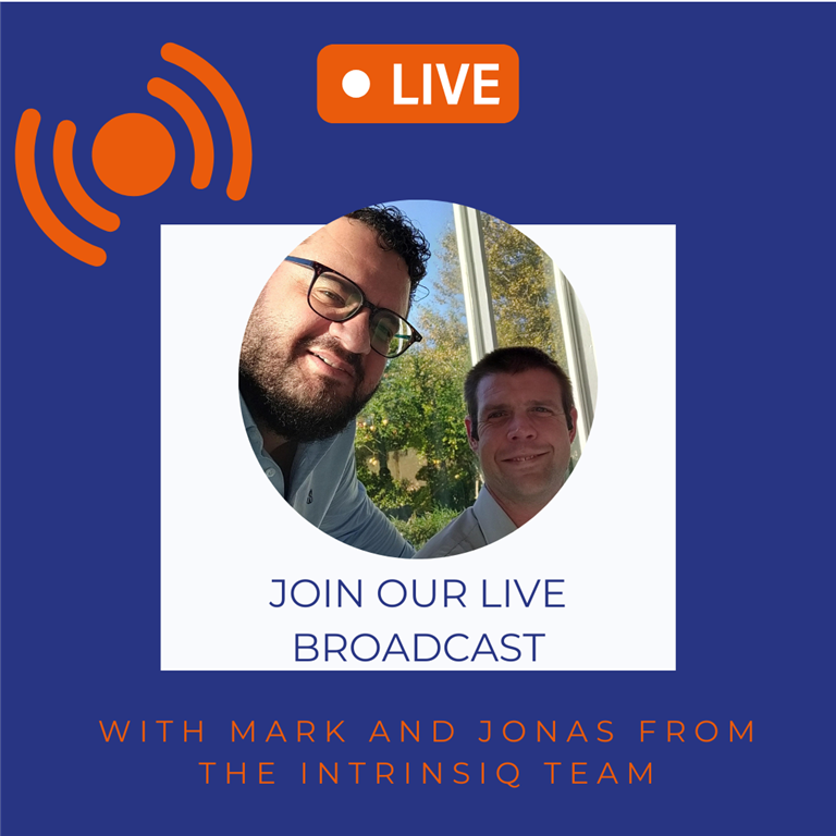 Join our Live Broadcast with Intrinsiq on the 12th December