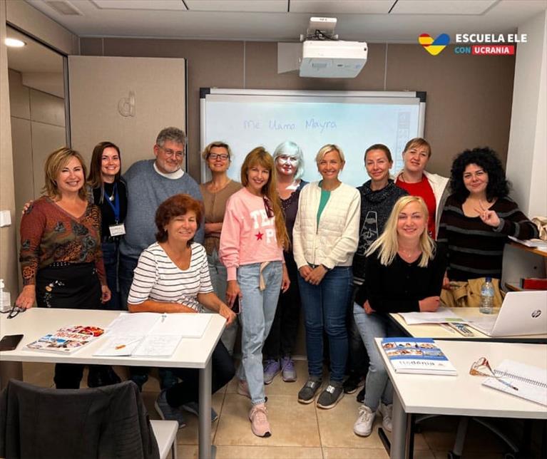 TLCdénia school organizes groups for Ukrainian refugees