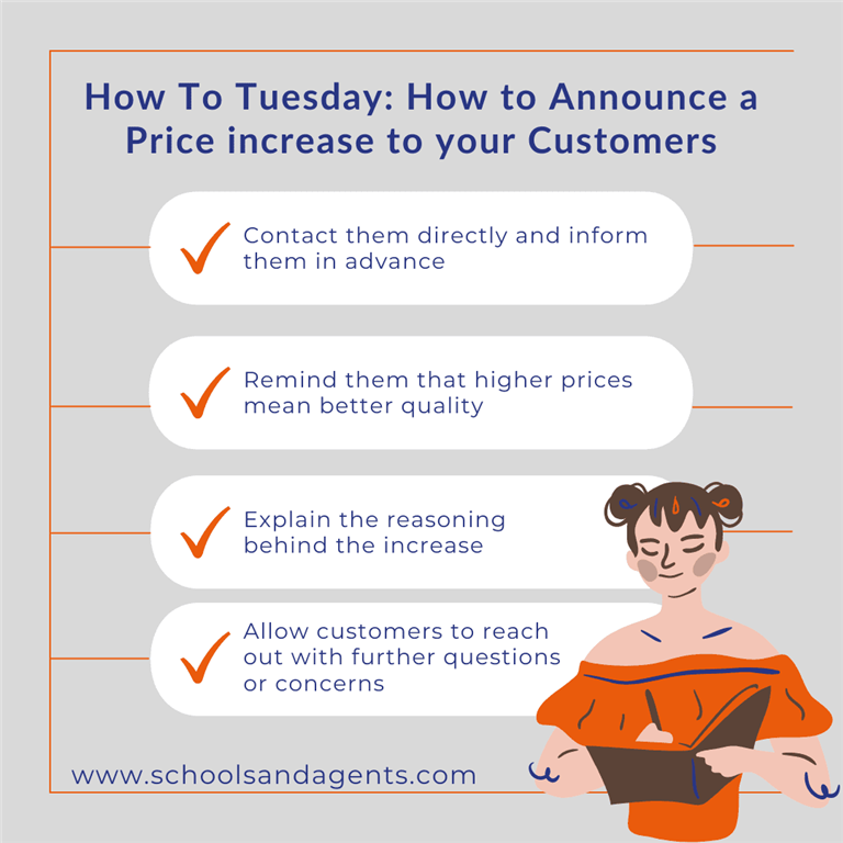 How to Announce a Price increase to your Customers
