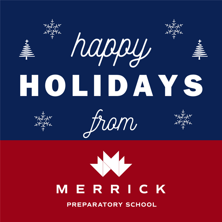 Season’s Greetings from Merrick Prep School