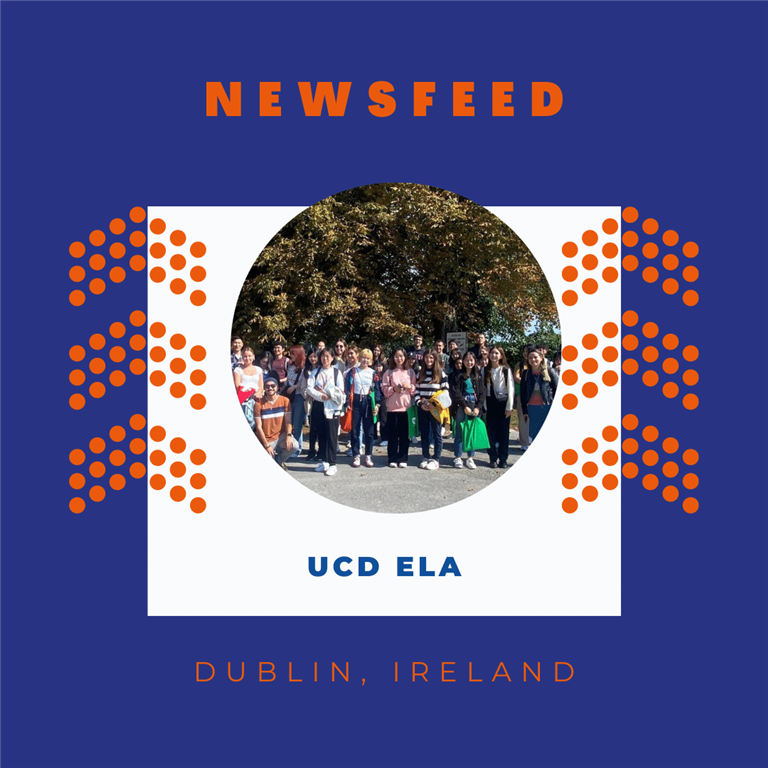 Huge day for UCD ELA, Dublin Ireland