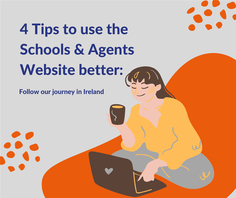 Using the Schools & Agents Website - Follow our journey in Ireland