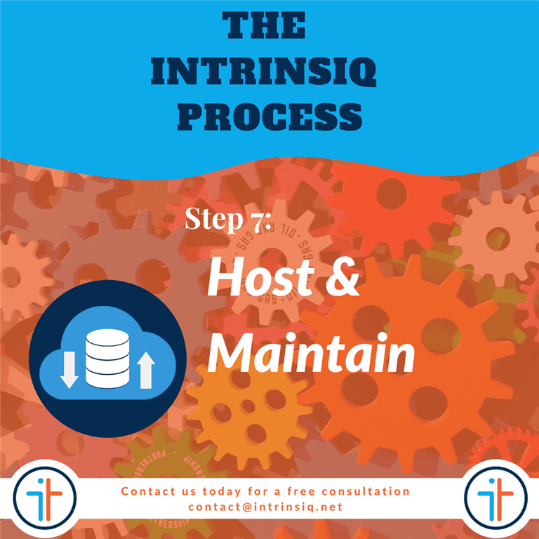 The Intrinsiq Process: Stage 7 - Host and Maintain