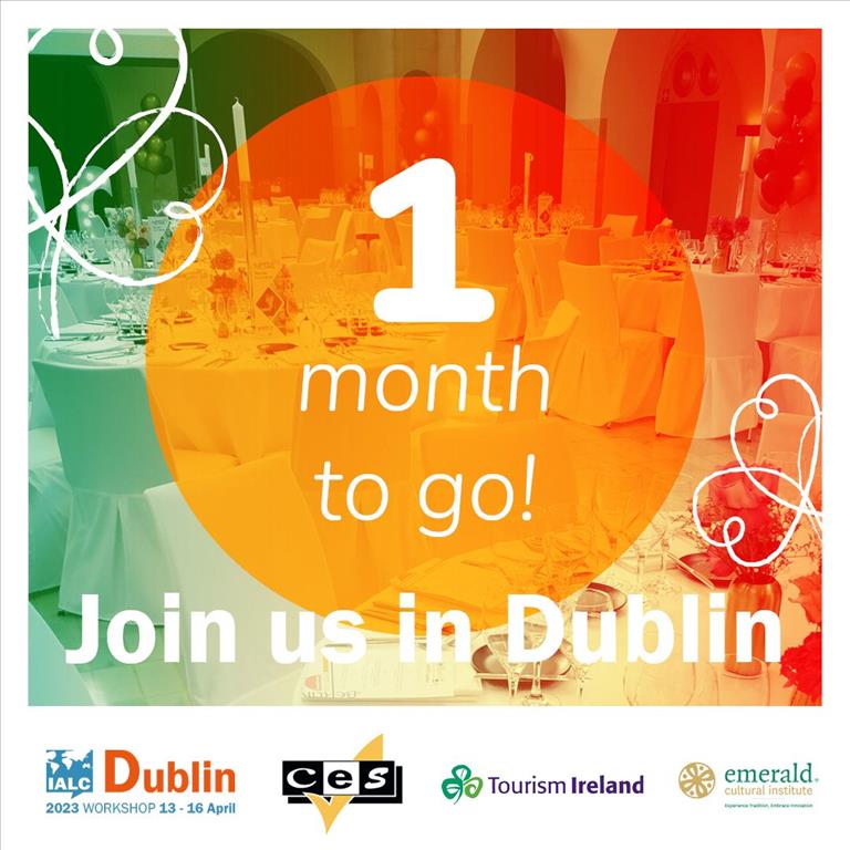 Less than one month to go to IALC Dublin