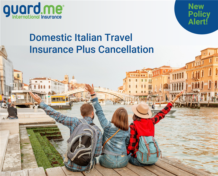 Domestic Italian Travel Insurance Plus Cancellation – New policy from guard.me