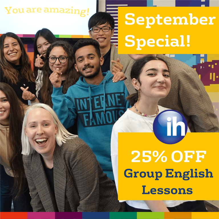 IH Manchester: September Special! 25% Off Group English Lessons