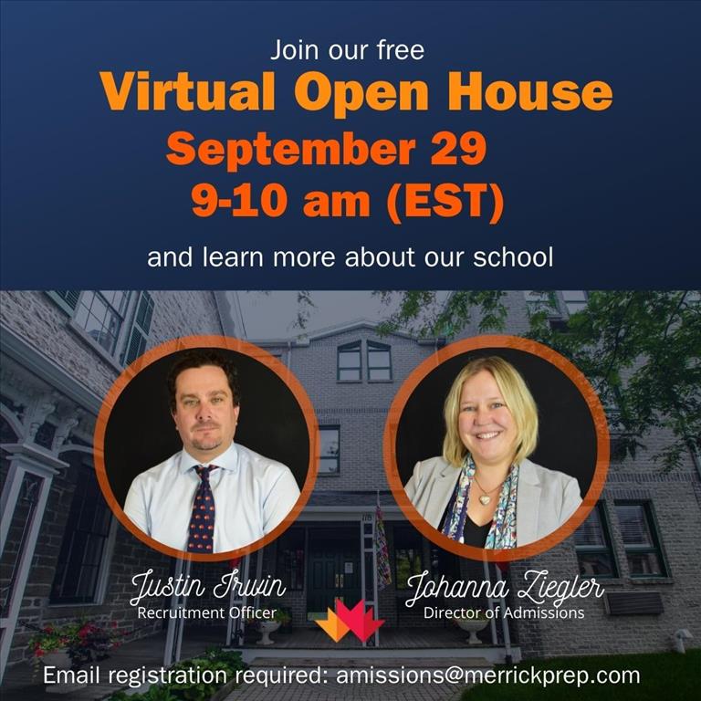 Virtual Open House at Merrick Prep School