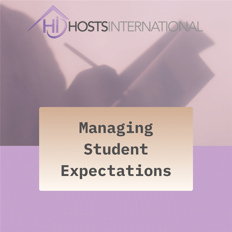 Hosts International: Managing Student Expectations of Homestay Accommodation