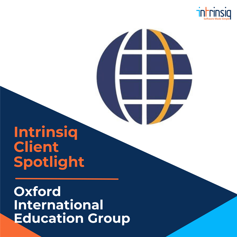 Intrinsiq Client Focus - Oxford International Education Group