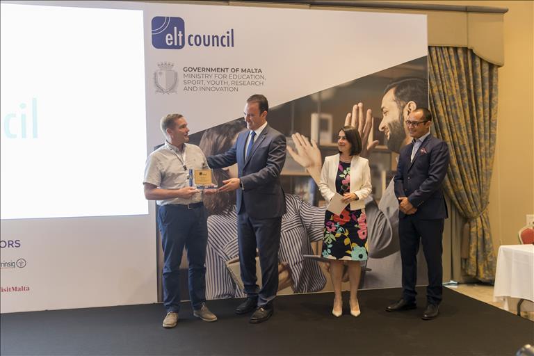 Winner of the ELT Award at the 11th ELT Malta Conference