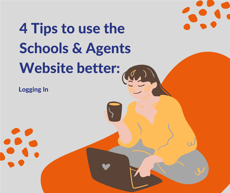 How to Log in on Schools & Agents